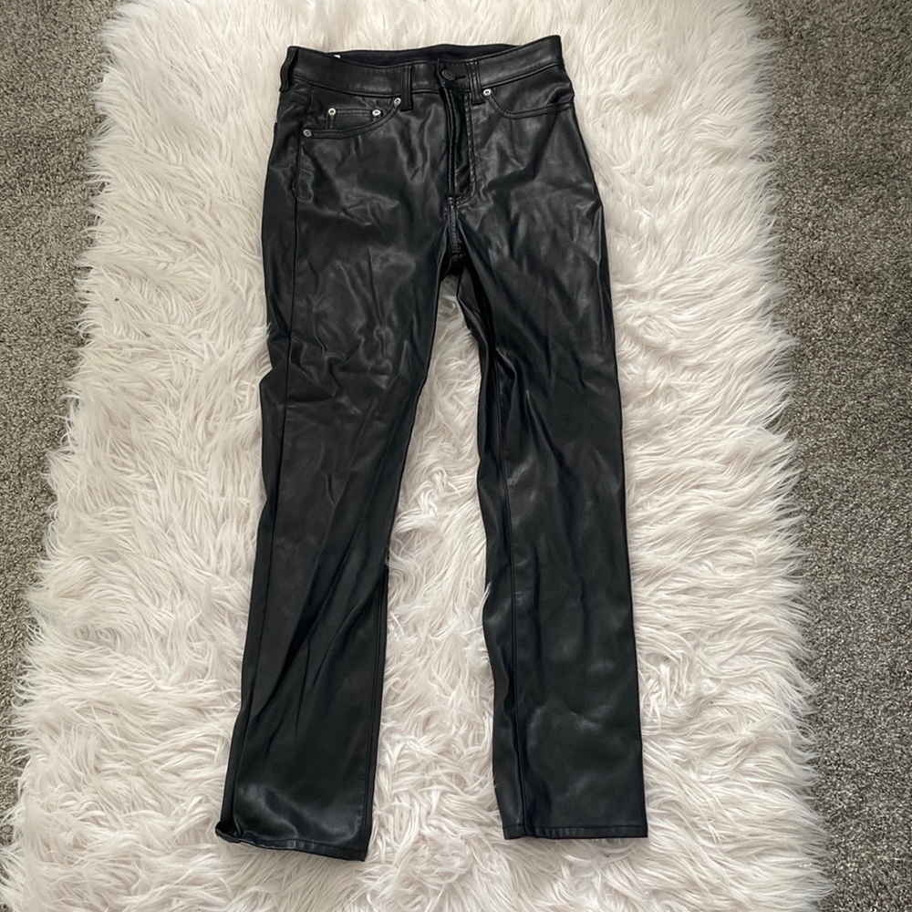 Gap Faux Leather Pants. Size 26/2R